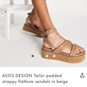 ASOS Design Tailer flatform sandals